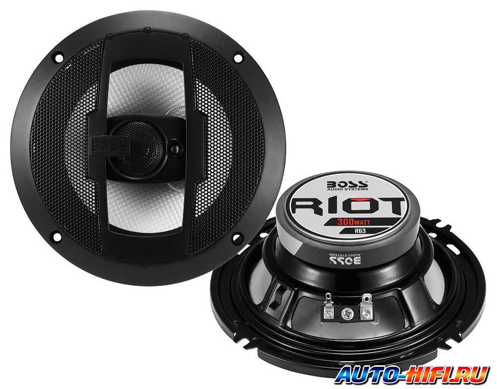 3-полосная коаксиальная акустика Boss Audio R63 3-полосная коаксиальная акустика Boss Audio R63